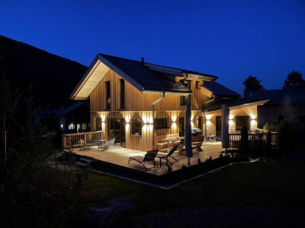 Chalet Almzeit - Nachtaufnahme